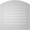 Ekena Millwork Arch Top Surface Mount PVC Gable Vent: Non-Functional, w/ 3-1/2"W x 1"P Standard Frame, 28"W x 42"H GVPAR28X4201SN - alternate 5